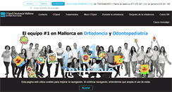 Desktop Screenshot of ortodonciapalmademallorca.com